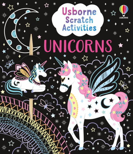 Usborne Scratch Activities Unicorns (Usborne Scratch Activities) book cover by Rosie Dickins