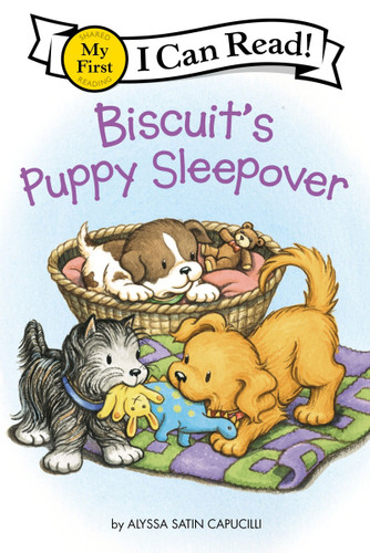 Biscuit's Puppy Sleepover (My First I Can Read) book cover by Alyssa Satin Capucilli