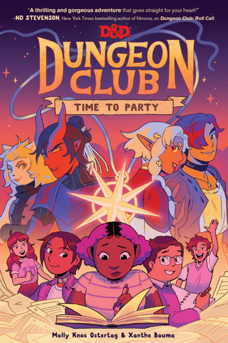 Dungeons & Dragons: Dungeon Club: Time to Party: A Graphic Novel (Dungeons & Dragons: Dungeon Club #2) book cover by Molly Knox Ostertag