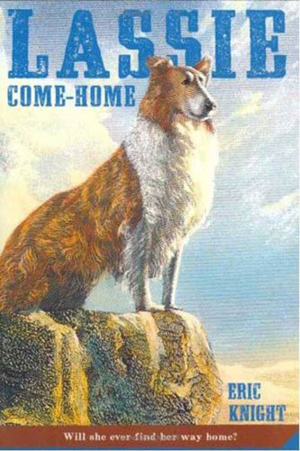 Lassie Come-Home book cover by Eric Knight
