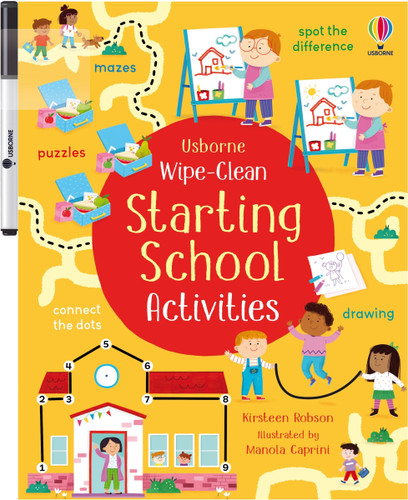 Wipe-Clean Starting School Activities (Wipe-clean Activities) book cover by Kirsteen Robson