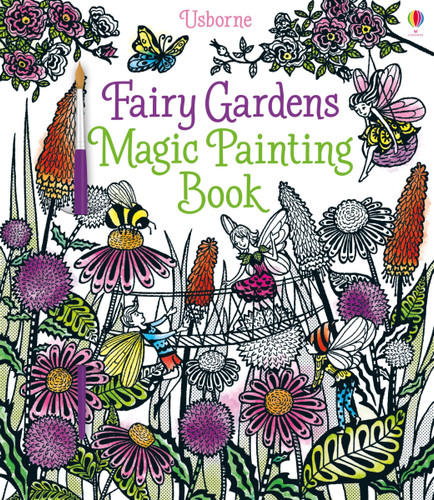 Fairy Gardens Magic Painting Book (Magic Painting Books) book cover by Lesley Sims