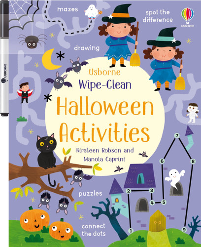 Wipe-Clean Halloween Activities: A Halloween Book for Children (Wipe-clean Activities) book cover by Kirsteen Robson