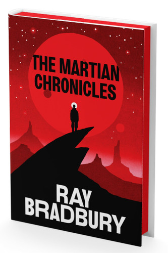 The Martian Chronicles Deluxe Collector's Edition book cover by Ray Bradbury