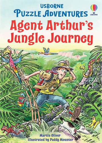 Agent Arthur's Jungle Journey (Puzzle Adventures) book cover by Russell Punter