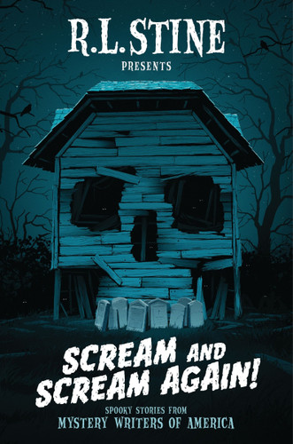 Scream and Scream Again!: Spooky Stories from Mystery Writers of America book cover by R.L. Stine, Bruce Hale, Chris Grabenstein, Emmy Laybourne, Steve Hockensmith, Lisa Morton, Ray Daniel, Beth Fantaskey, Wendy Corsi Staub, Heather Graham, Phil Mathews, Carter Wilson, Doug Levin, Jeff Soloway, Joseph S. Walker, Alison McMahan, Daniel Palmer, Tonya Hurley, Stephen Ross, Peter Lerangis