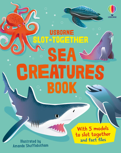 Slot-together Sea Creatures Book (Slot-Together) book cover by Abigail Wheatley