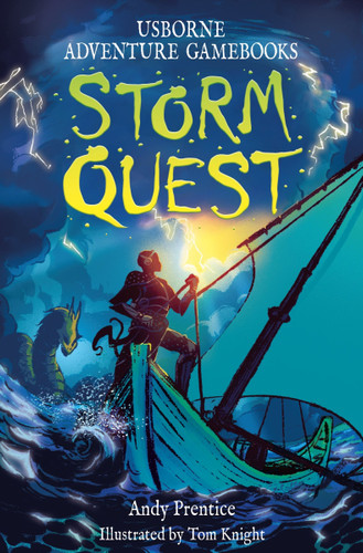 Storm Quest (Adventure Gamebooks) book cover by Andy Prentice