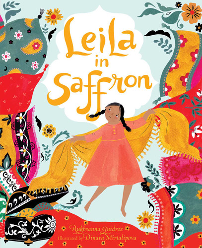 Leila in Saffron book cover by Rukhsanna Guidroz