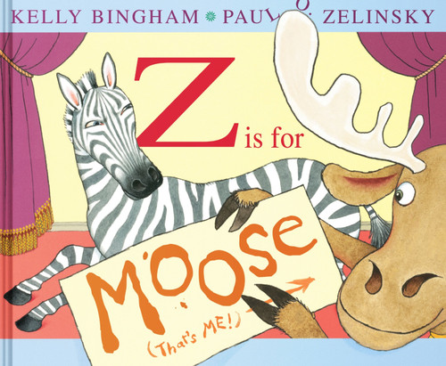 Z Is for Moose book cover by Kelly Bingham