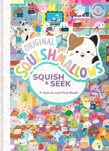 Squishmallows: Squish and Seek: A Search and Find Book book cover by Megan Roth