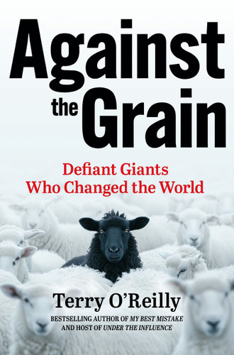 Against the Grain: Defiant Giants Who Changed the World book cover by Terry O'Reilly