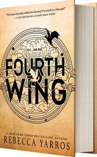 Fourth Wing (Standard Edition) book cover by Rebecca Yarros