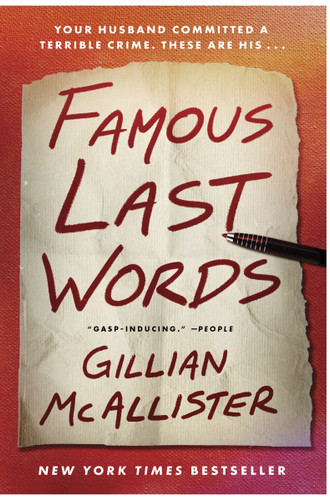 Famous Last Words: A Novel book cover by Gillian McAllister