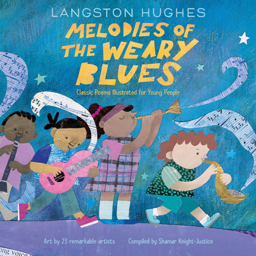 Melodies of The Weary Blues: Classic Poems Illustrated for Young People book cover by Langston Hughes