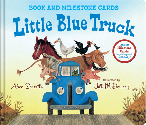 Little Blue Truck Milestone Edition: Book and Milestone Cards (Little Blue Truck #37) book cover by Alice Schertle