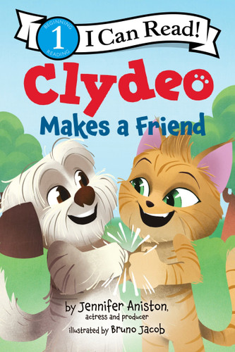 Clydeo Makes a Friend (I Can Read Level 1) book cover by Jennifer Aniston