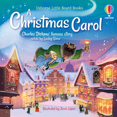 Little Board Books: A Christmas Carol (Little Board Books) book cover by Lesley Sims
