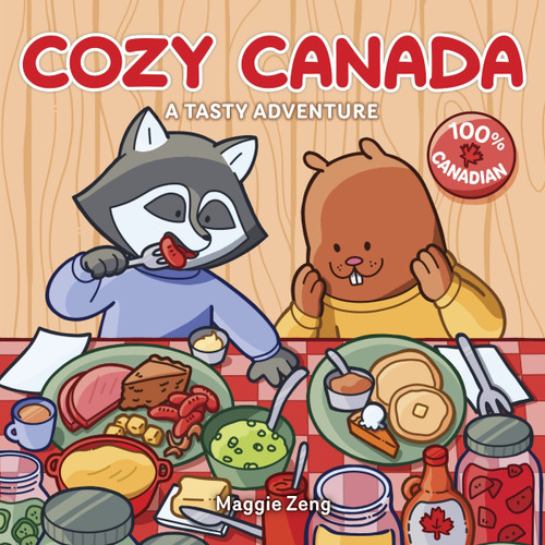 Cozy Canada: A Tasty Colouring Book Adventure for Adults and Kids book cover by Maggie Zeng