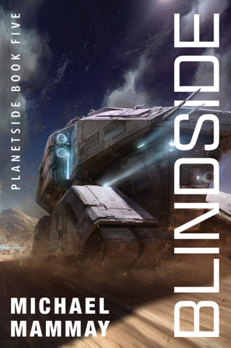 Blindside: A Novel (Planetside #5) book cover by Michael Mammay