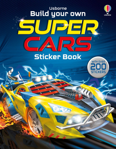 Build Your Own Supercars Sticker Book (Build Your Own Sticker Book) book cover by Simon Tudhope
