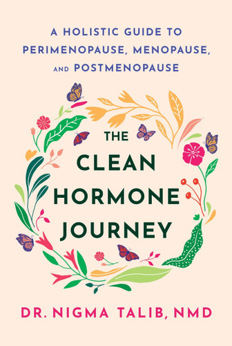The Clean Hormone Journey: A Holistic Guide to Perimenopause, Menopause, and Postmenopause book cover by Dr. Nigma Talib