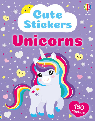Cute Stickers Unicorns (Usborne Cute Stickers) book cover by Kate Nolan