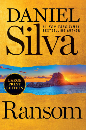 Ransom: A Novel (Large Print) (Gabriel Allon #27) book cover by Daniel Silva
