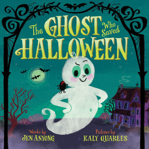 The Ghost Who Saved Halloween (Who Saved the Holidays #1) book cover by Jen Anyong