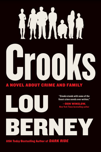 Crooks: A Novel About Crime and Family book cover by Lou Berney