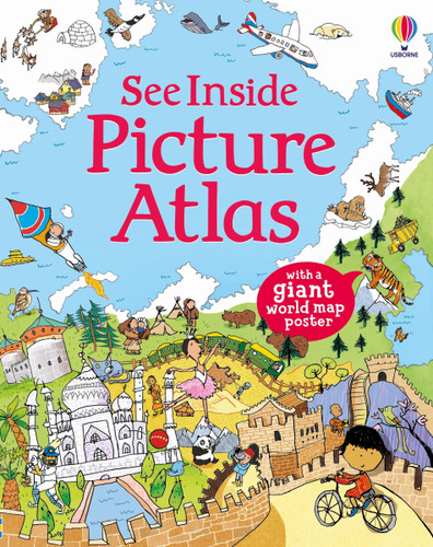 See Inside Picture Atlas, with Map Poster (See Inside) book cover by Alex Frith