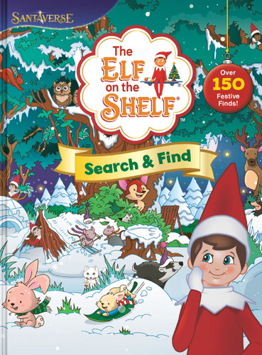 The Elf on the Shelf: Search & Find: Over 150 Festive Finds! (Elf on the Shelf) book cover by Chanda A. Bell