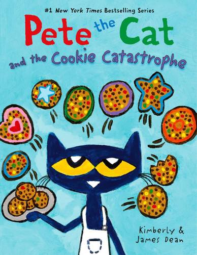 Pete the Cat and the Cookie Catastrophe (Pete the Cat) book cover by James Dean, Kimberly Dean
