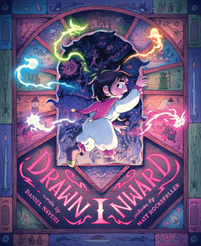 Drawn Inward book cover by Daniel Nayeri