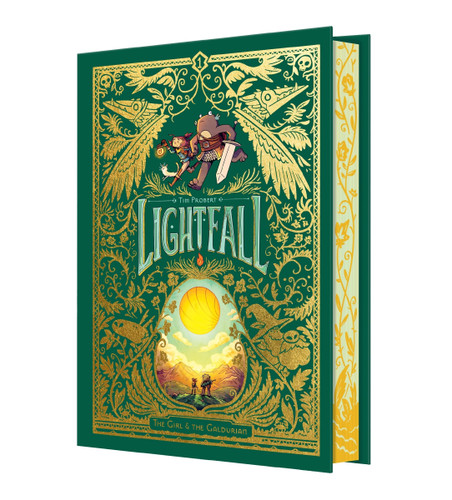 Lightfall: The Girl & the Galdurian Deluxe Edition: A Graphic Novel (Lightfall #1) book cover by Tim Probert