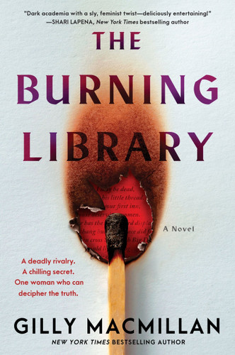 The Burning Library: A Novel book cover by Gilly Macmillan