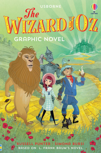The Wizard of Oz Graphic Novel (Usborne Graphic Novels) book cover by Russell Punter