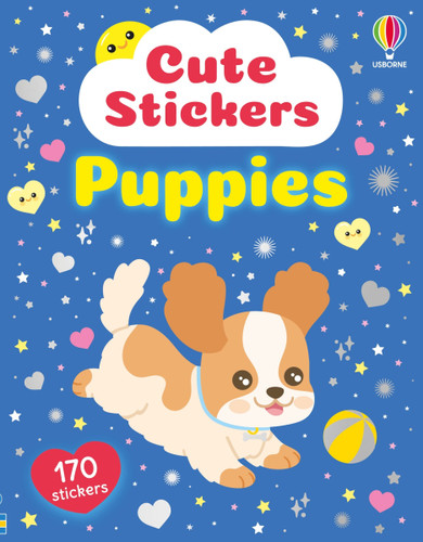 Cute Stickers Puppies (Usborne Cute Stickers) book cover by Kate Nolan