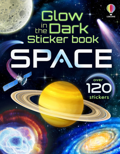 Glow in the Dark Space (Glow in the Dark Sticker Books) book cover by Emily Bone