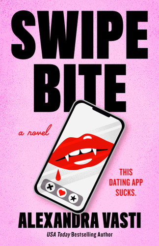 Swipe Bite book cover by Alexandra Vasti