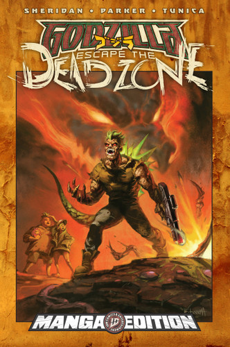 Godzilla: Escape the Deadzone [Kai-Sei Era]--Manga Style Edition book cover by Ethan Parker, Griffin Sheridan