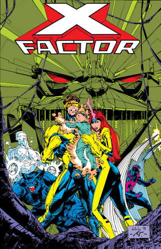 X-Factor: The Original X-Men Omnibus Vol. 3 Whilce Portacio Cover book cover by Louise Simonson, Peter David