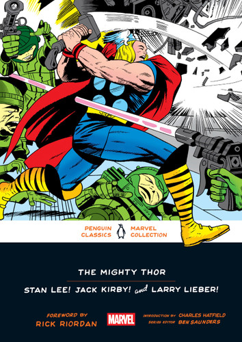 The Mighty Thor (Penguin Classics Marvel Collection) book cover by Stan Lee, Jack Kirby, Larry Lieber