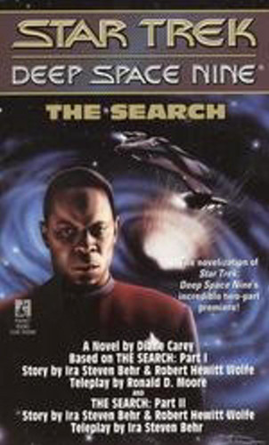 The Star Trek: Deep Space Nine: The Search (Star Trek: Deep Space Nine) book cover by Diane Carey