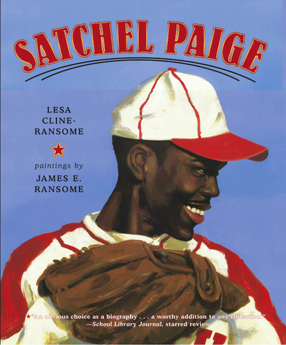 Satchel Paige book cover by Lesa Cline-Ransome