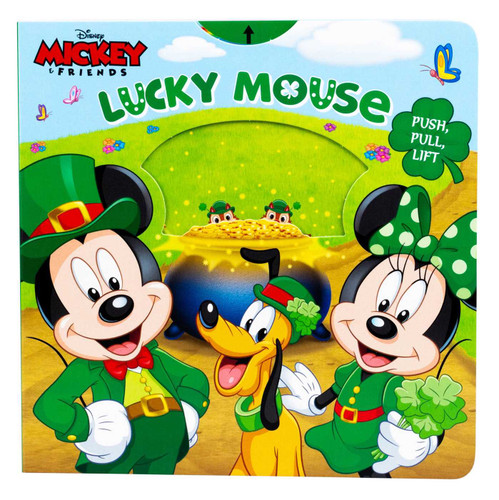 Disney Mickey: Lucky Mouse (Push-Pull-Spin Stories) book cover by Grace Baranowski