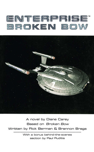 Broken Bow (Star Trek: Enterprise) book cover by Diane Carey