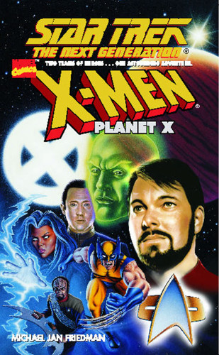 Planet X (Star Trek: The Next Generation) book cover by Michael Jan Friedman