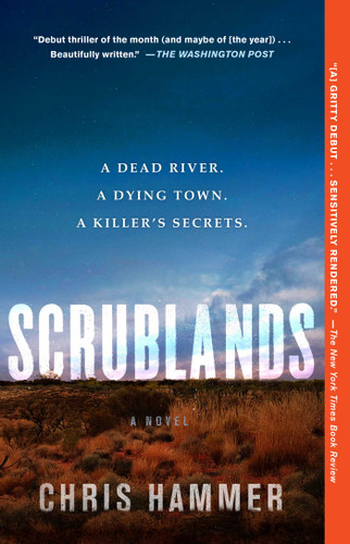 Scrublands book cover by Chris Hammer