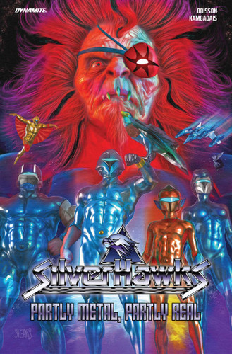 SilverHawks vol. 1: Partly Metal, Partly Real book cover by Ed Brisson